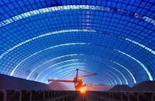 枣庄亿优钢构工程师为您解析原料场封闭技术的特点和类型
